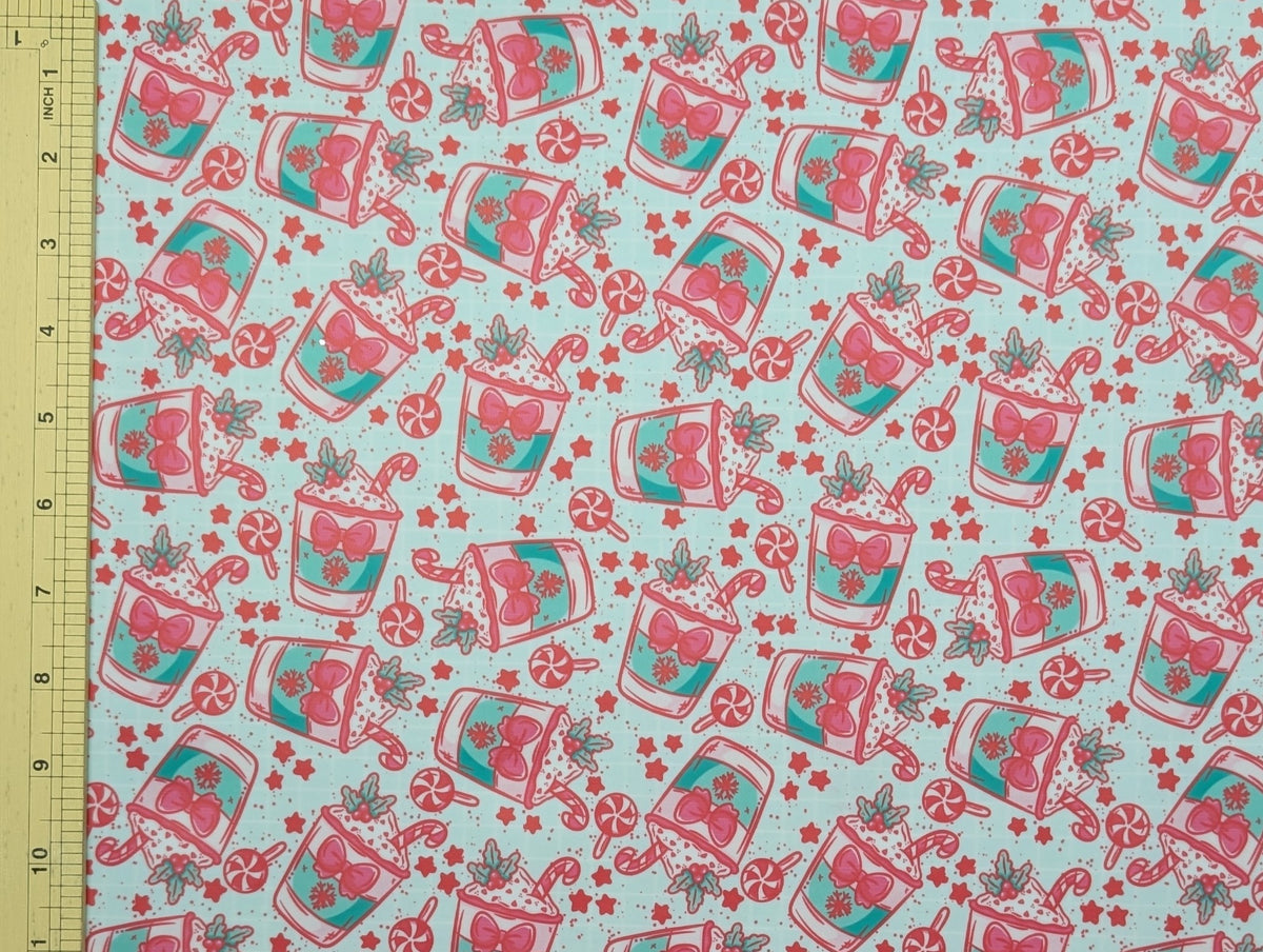 Printed Jelly Vinyl - Christmas Drink (Green)