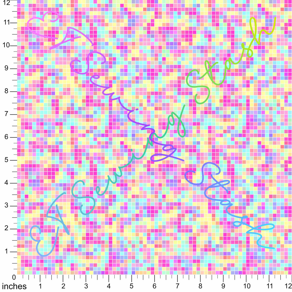 *PREORDER* Pastel Techno Mosaic