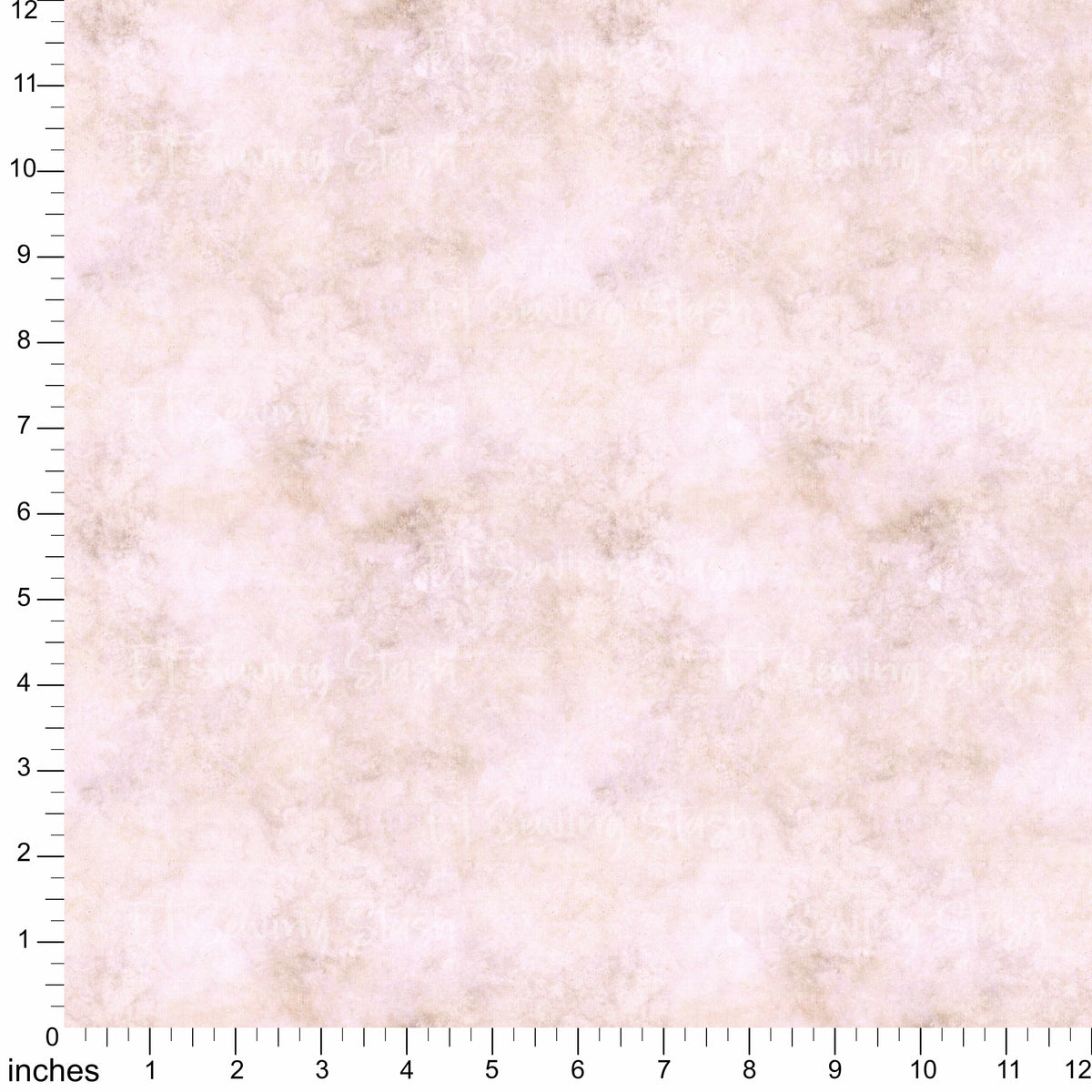 Cotton Twill - Antique Rose Wash - 1 yard Pre-cut