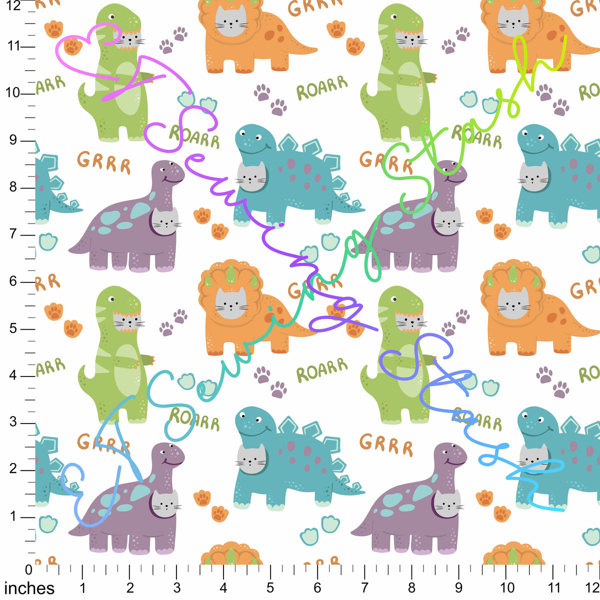 *PREORDER* Cat Dinos - White