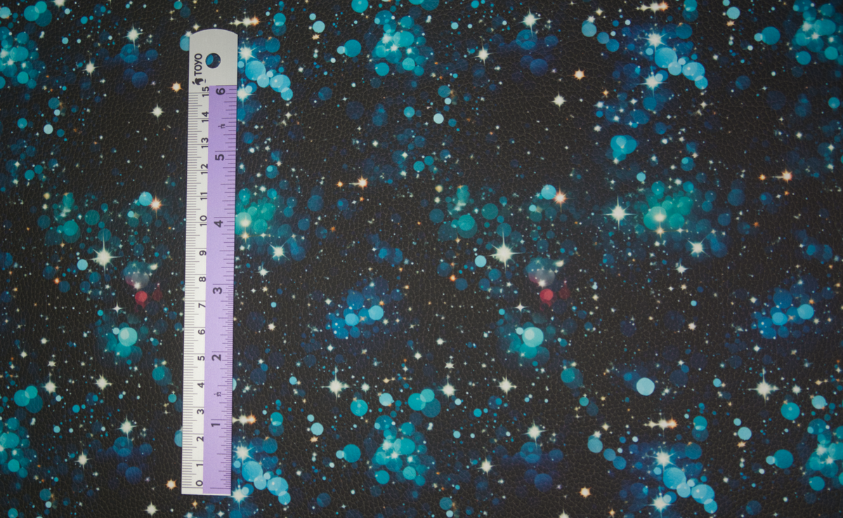 Pebbled Vinyl - Glittering Blue