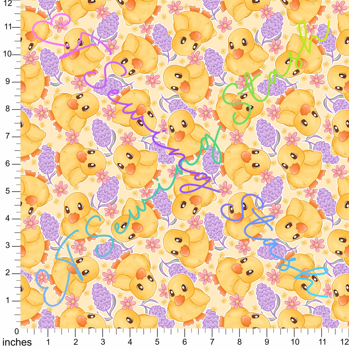 *PREORDER* Ducks and Lavender (Yellow)