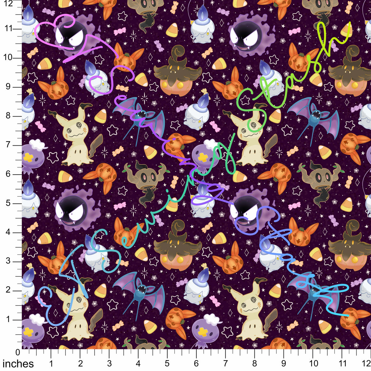 *PREORDER* Pocket Monsters - Halloween Ghost Monsters (Dark Purple)