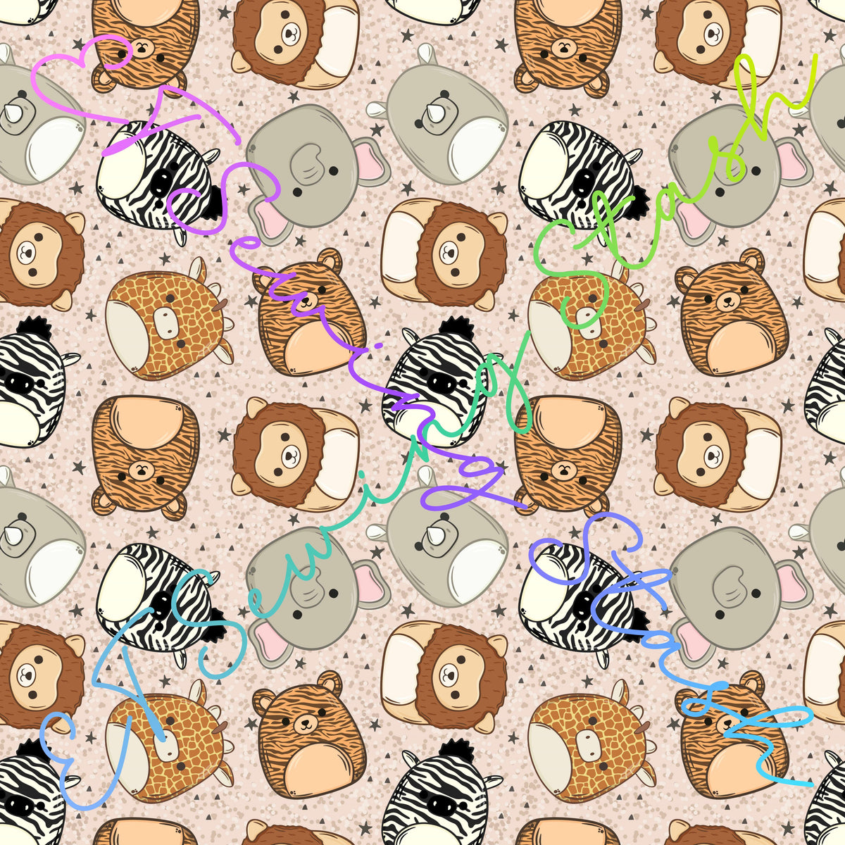 Squishies (Safari) - Athletic Knit