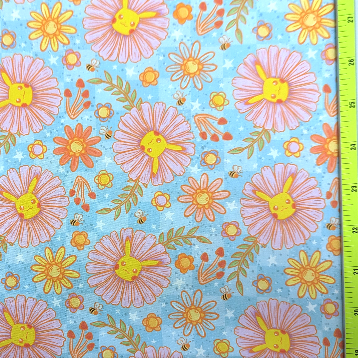 Cotton Twill - Pika-flower - By the Yard