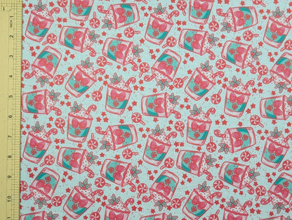 Printed Jelly Vinyl - Christmas Drink (Green)