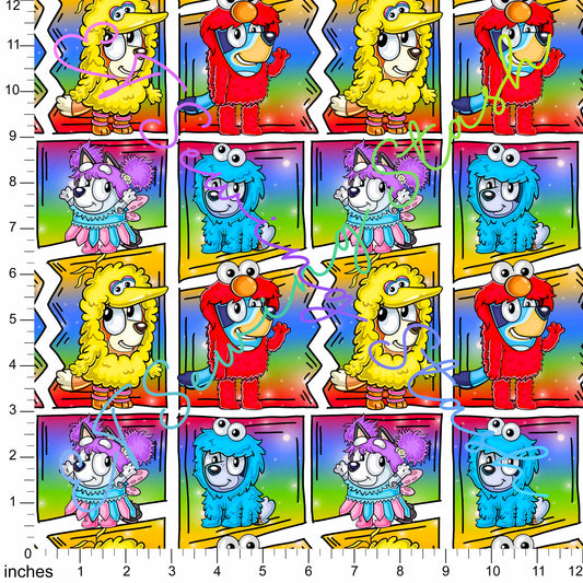 *PREORDER* Heelers & Friends as Family Street Monsters (Comic - White)