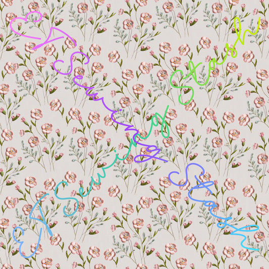 Inspired Floral Embroidery - WPC