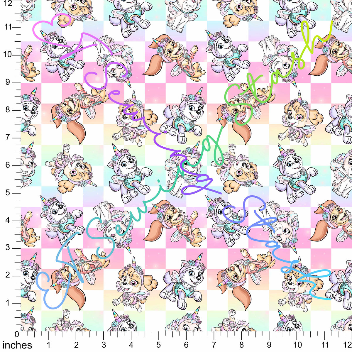 *PREORDER* Girl Pups - Ombre Checks