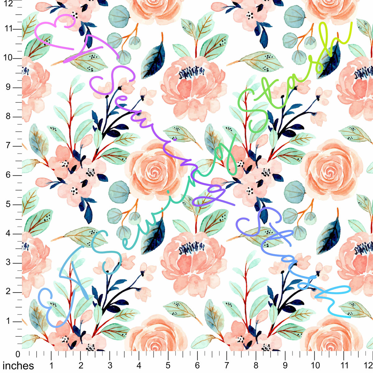 *PREORDER* Peach Florals