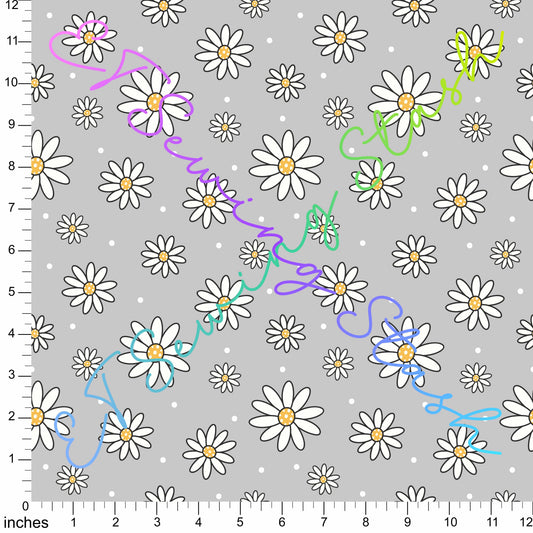 *PREORDER* Daisies on Grey