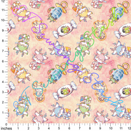 *PREORDER* [ET Sewing Stash X n2y88] Dragons (Coral Rose Wash)