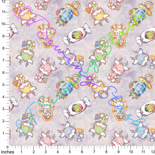*PREORDER* [ET Sewing Stash X n2y88] Dragons (French Lilac Wash)