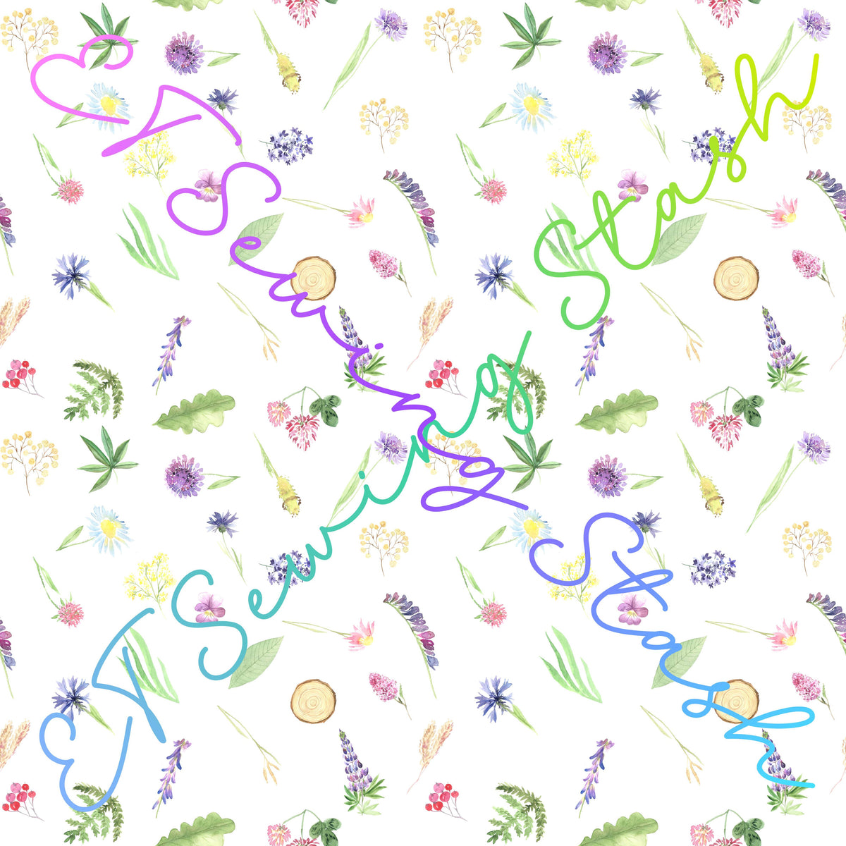 Wildflowers (Small Scale) - 0.8mm Clear PVC