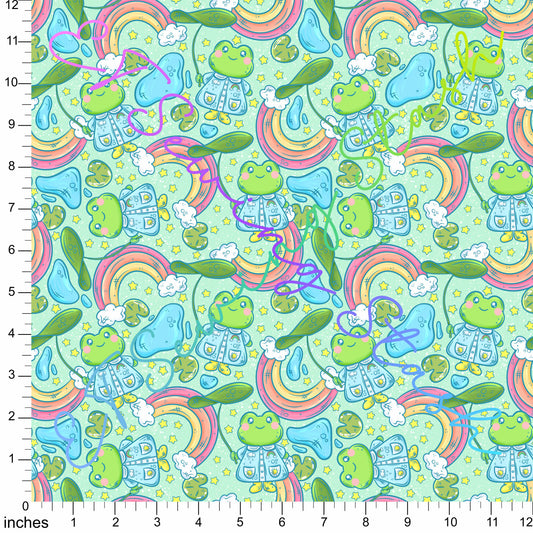 *PREORDER* Raincoat Frogs (Green)