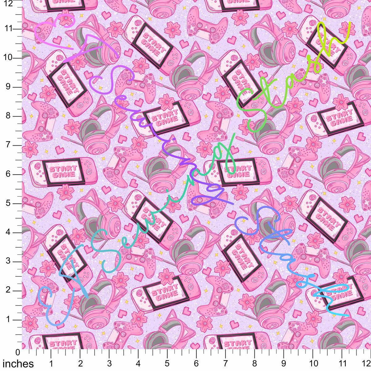 *PREORDER* Gamer Chic (Pink on Purple Background)