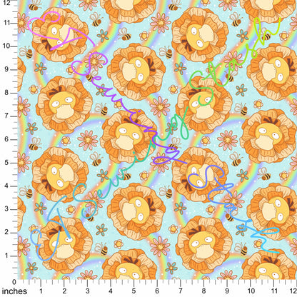 WPC - Confused Duck (Flower) - 1-yard Precut