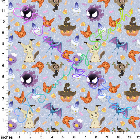 *PREORDER* Pocket Monsters -  Halloween Ghost Monsters (Blue Grey)