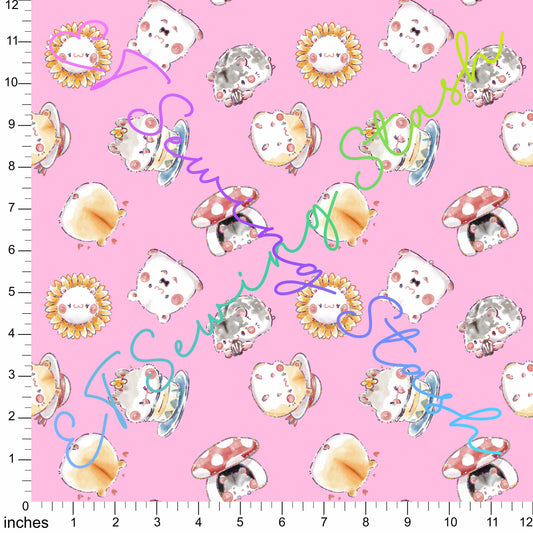 *PREORDER* [ET Sewing Stash X n2y88] Hamsters (Pink)