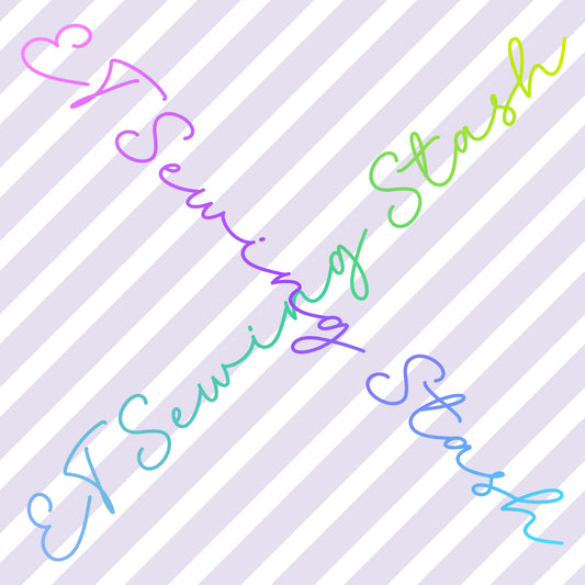 Smooth Vinyl - Pastel Diagonal Purple Stripes