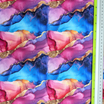 Cotton Twill - Alcohol Ink #1 - By the Metre