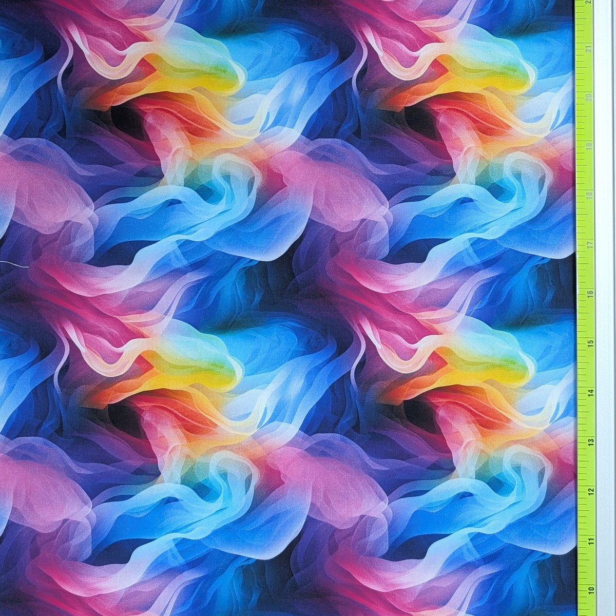 Cotton Twill - Rainbow Smoke - By the Metre