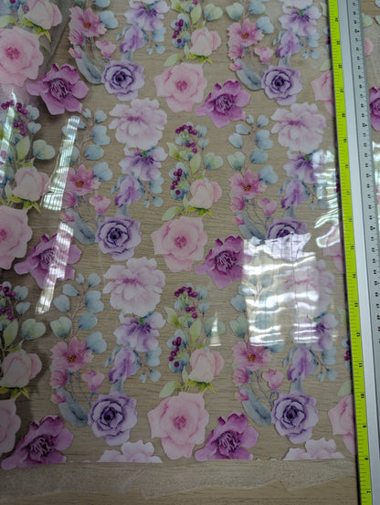 0.5mm Clear TPU - Soft Pastel Florals