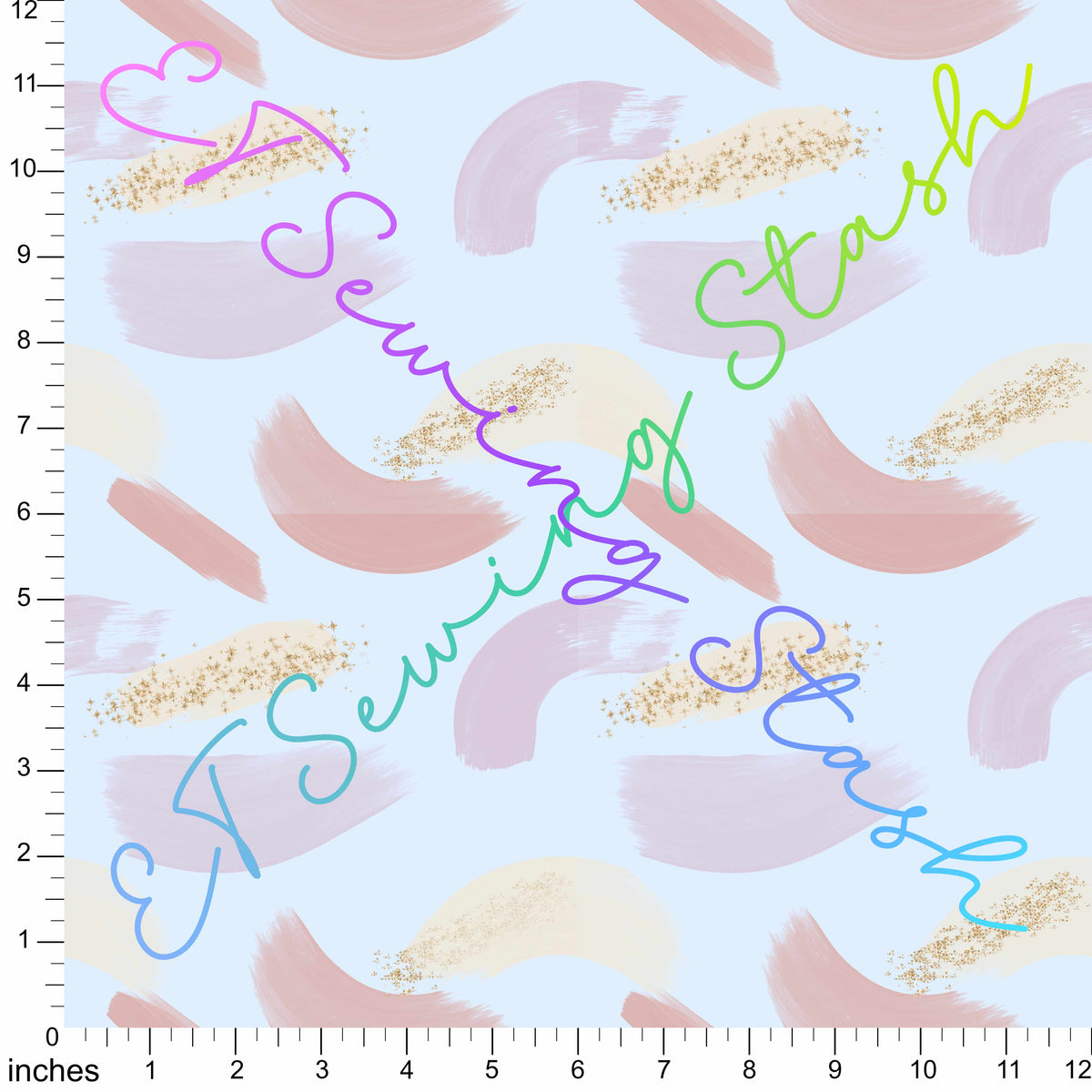 *PREORDER* Paint Strokes Coordinate (Pale Blue)