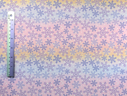 Smooth Vinyl - Snowflakes (Warm Ombre)